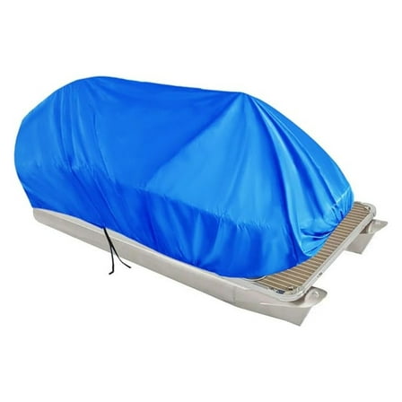 Pontoon Heavy Duty Boat Covers 600D Marine Grade PU Coating Blue