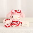 thumbnail image 5 of Sanrio Fresh Strawberry Kuromi Melody Pochacco Hellokitty Cinnamoroll Plush Toy Girl Plush Keychain Pendant Cartoon Stuffed Doll, 5 of 5