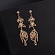 thumbnail image 5 of Fiudx Pendientes Bohemios, Joyería Artesanal de Aleación de Rosa, Elegante Diseño Bohemio, Acabado Dorado Duradero, Accesorio para Bodas, Regalo de Moda para Mujer, Incluye Un Par., 5 of 7