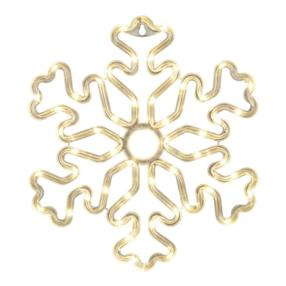 Good Tidings 12” Snowflake Window Sculpture – Lighted Christmas Decoration
