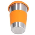 thumbnail image 1 of Metal Cup, Heat Insulation Stackable Stainless Steel Mug Dishwasher Safe  Strong  For School, 1 of 8