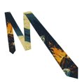 thumbnail image 6 of Fuzoiu Moonlit Skeleton Campfire Print Men's Necktie,Business Necktie,Mens Ties for Business Wedding Graduation, 6 of 7