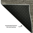thumbnail image 3 of Addison Rugs Mayfield Washable Transitional Circles Taupe Rectangle Rug, 10' x 14', 3 of 6