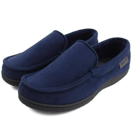 

Men s Moccasin Slipper Warm Soft Classic Slip-On Sizes 7.5 to 11