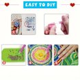 thumbnail image 4 of Tarjetas de felicitación Likrtyny hechas a Mano DIY pintura diamantes 6 Uds, 4 of 9