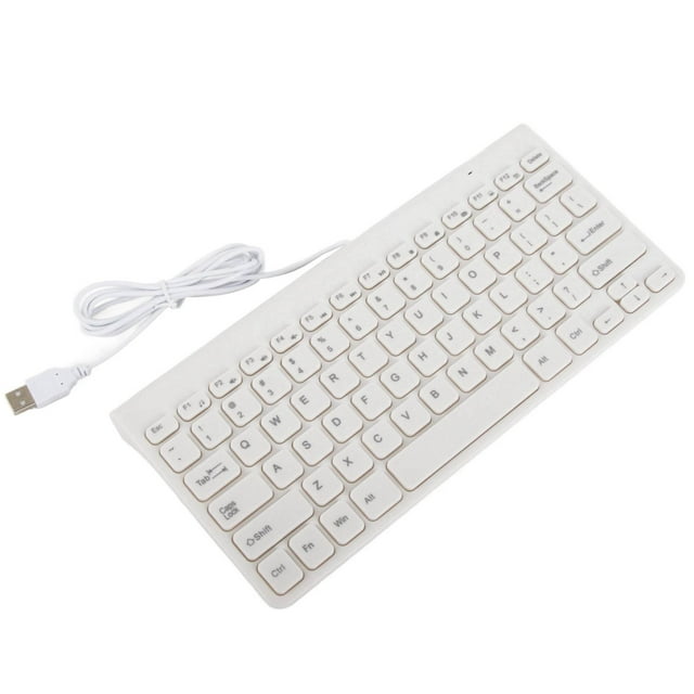 Ensemble Clavier et Souris Filaires USB Ultra Minces, Combo Souris Optique USB pour PC Portable, Prêt à l'Emploi