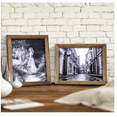thumbnail image 5 of 8x10 Picture, Pack of 2 Picture Frames 8 by 10 with Real Glass, Rustic Solid Wood Photo Frames 8x10 Collage for Wall Decor (Carbonized Brown), 5 of 6