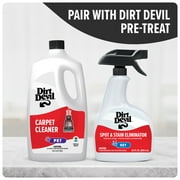 Dirt Devil Pet Carpet Cleaner Solution, Tropical Breeze, for Carpets and Rugs, Removed Pet Stains and Pet Odors, Powerful Cleaning, AD31926, 64 oz.