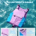 thumbnail image 4 of Koorium Kids Swim Vest Life Jacket Youth, Lightweight Flotation Vest with Adjustable Buckles, Front Pocket,Reflective Strips, Floaties for Swimming,Kayaking,Boating,Fit for 50-125 lbs, 4 of 9