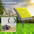 thumbnail image 2 of Lixada Solar Powered Pendant Lamp Outdoor IP66 Waterproof Hanging Lights with Remote Controller Garage Light 3 Color Temperatures Dimmable, 2 of 7