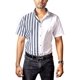 thumbnail image 4 of Camisa Hombre Casual Rayas Grises - Blanca Lisa Moon & Rain, 4 of 7