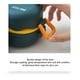 thumbnail image 4 of Cateissary Fiambrera portátil de gran capacidad de doble capa, vajilla, calentador de alimentos con hebillas, fiambrera escolar para acampar y Mostrada Café, 4 of 6