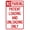 Warning Sign 4, variant on No Parking Patient Loading and Unloading Only Warning Sign, Security Metal Sign - 8"x12" Personalized Caution Decor for Business Office Yard Street Road Home Wall