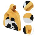 thumbnail image 3 of Unique Bargains 1 Pc Knitted Wrist Bag Cute Animal Gift Bag Yellow, 3 of 5