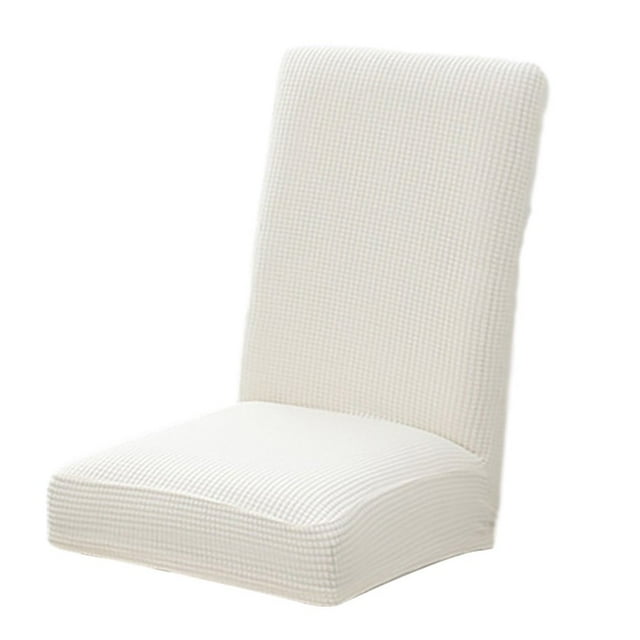Elastic Chair Cover Thicken Fleece Washable Seat Protector Stretch Removable Slipcover for Home Hotel Dining Room