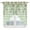 SpringGreen LightGreen, variant on Swag Valance Curtains for Windows, Watercolor Floral Light Filtering Kitchen Curtains, Spring Flowers Leaves Botanical Wood Grain Window Treatment Valances for Living Room, 36x45 - 2 PCS