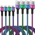 thumbnail image 4 of AILKIN Compatible with iPhone Charger Fast Charging Compatible with iPhone 14/13/12/11/10 6ft Fast Charging Cable Cords,Multicolor, 4 of 6