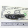 thumbnail image 3 of 1 Small Obsidian Ornamental Knife Blade  #9135  Mountain Man Knife, 3 of 3