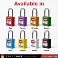 thumbnail image 3 of TRADESAFE Lockout Tagout Locks Set - 7 Yellow Loto Locks, Lockout Locks Keyed Different, 2 Keys Per Lock, OSHA Compliant Lock Out Tag Out Padlocks, S, 3 of 9