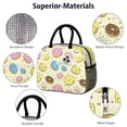 thumbnail image 4 of Lunch Bag Lunch Box for Women Reusable Insulated Lunch Bags,Water-Resistant Colored Donuts Cooler Lunch Tote Bag, Large Capacity for Work Travel Picnic, 4 of 6