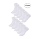 thumbnail image 2 of Calcetines tobilleros Allegra K 10 pares blanco Zapato de mujer 6-8/Age 10-13, 2 of 6