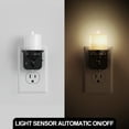thumbnail image 4 of LOHASLED 2 Pack Black Warm White 3000K Candle Night Light with Dimmer, 4 of 7