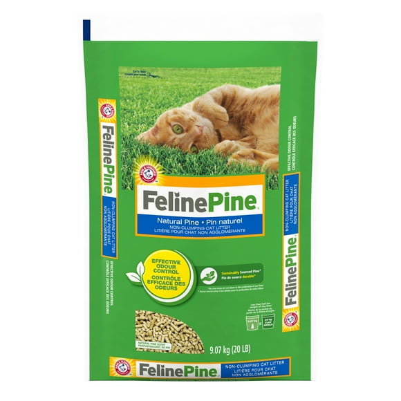 Arm & Hammer Feline Pine Litière pour Chat Naturelle Non Agglomérante, 9.07 kg