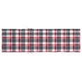 thumbnail image 3 of vidaXL Sun Lounger Cushion Red Check Pattern 200x50x3cm Oxford Fabric, 3 of 5