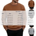 thumbnail image 3 of HOOMEUMY Men's Solid Long Sleeved Round Neck Casual Sports T shirt Fashionable Comfortableable Daily Use for Outdoor Activities and Leisure Wear, 3 of 9