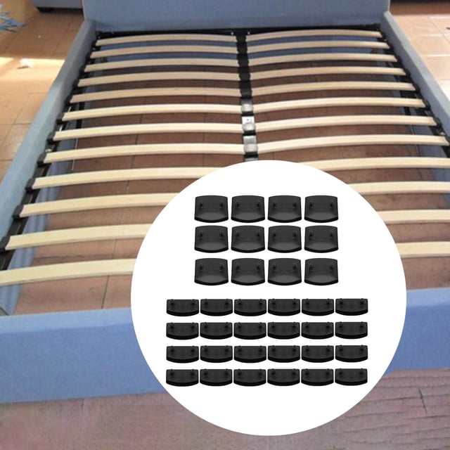 Tapas de extremo de soporte de listones de cama perfecl Sostenedor de láminas de cama 36 piezas