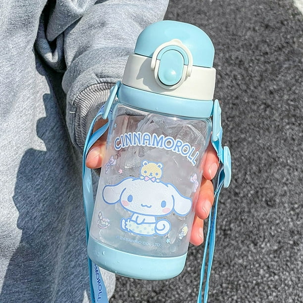 Vaso con pajita para niños de Sanrio Hello Kitty, bonito vaso doble para beber para escuela primaria, especial para la escuela