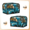 thumbnail image 3 of Yiaed Vintage Pickup Sunflower Dog Print Two Slice Bread Machine Cover, Universal Size Kitchen Appliance Cover for Bread Machine,Bread Machine Cover, 3 of 7