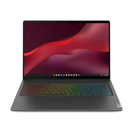 Lenovo Ideapad Gaming Chromebook, 16.0" WQXGA 2.5K IPS, Intel Core i3-1215U, 8GB RAM, 128GB eMMC, Storm Grey, 82V80009UX, Cloud Gaming