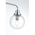 thumbnail image 4 of Hanson 3 lights bath sconce in brass with clear shade, 4 of 7