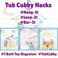 thumbnail image 5 of Really Big Tub Cubby Bath Toy Organizer - Keep Toys Dry &nbsp;, 5 of 5