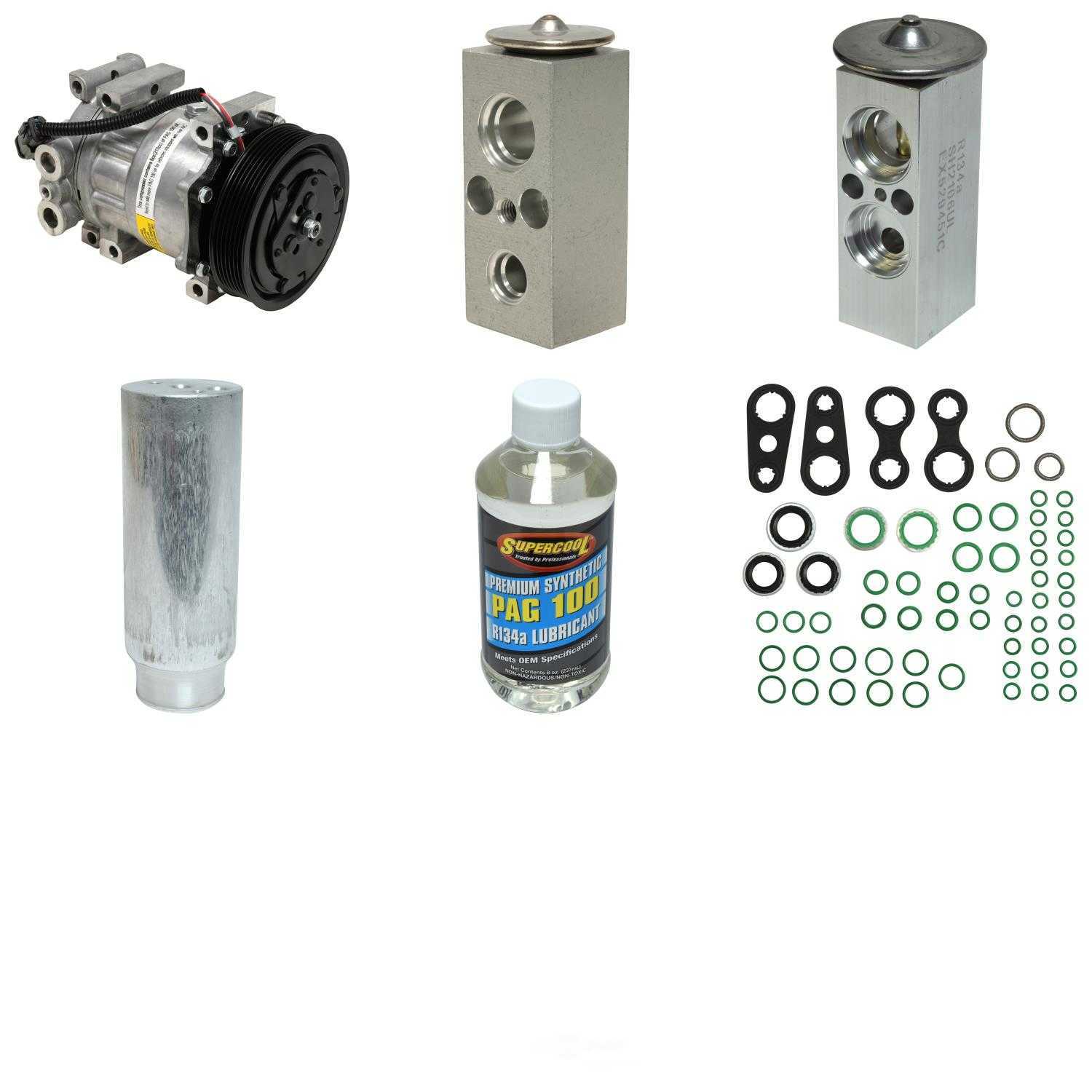 A/C Compressor and Component Kit -- Compressor Replacement Kit Fits select: 2001 DODGE DURANGO