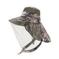 thumbnail image 3 of QccHieUs Bee Netting Hat Beekeeper Bucket Hat Polyester Net Portable for Men Women Summer Brown, 3 of 9