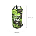 thumbnail image 2 of 2L Inflatable Swimming Bag Multifunction Dry Sack Large Capacity Dustproof Washable Storage Pouch Boating Lifebelt Water Sports Green Camouflage 19x55cm, 2 of 9