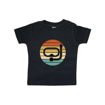 

Inktastic Scuba Diver Retro Sunset Diving Gift Gift Baby Boy or Baby Girl T-Shirt