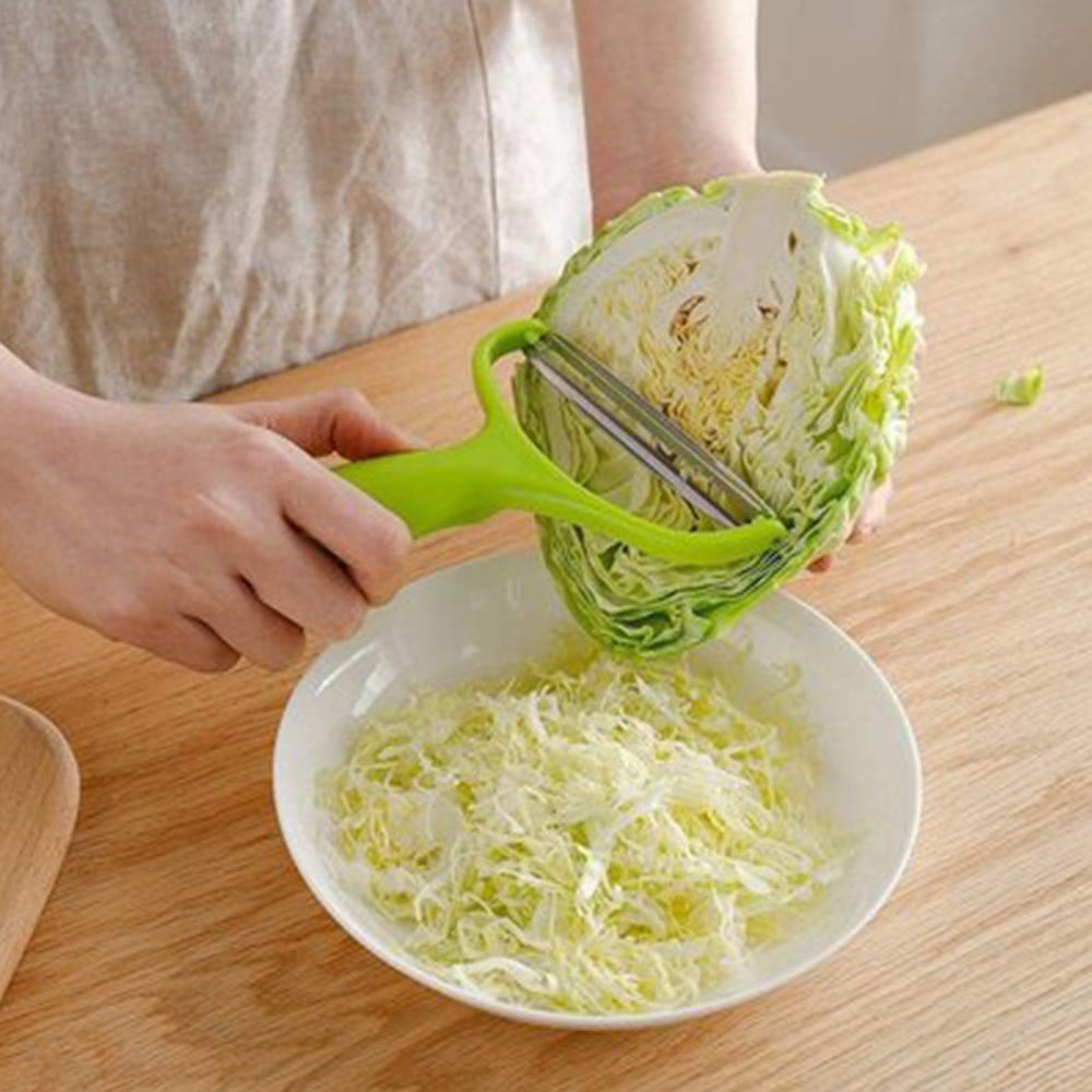 Vegetable Peeler for Kitchen Wide Mouth Cabbage Purple Cabbage Chopper  Stainless Steel Peeler Cucumber Carrot Slicer For Coleslaw Salad Household