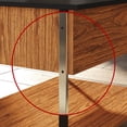 thumbnail image 4 of MESA EXTENSIBLE − BERNA  Mesa de Centro Elevable,  Mesa Auxiliar Estancia, Recámara y Oficina, Patas Metálicas, Tablero Laminado Texturizado  (NEGRO LISO )0, 4 of 9