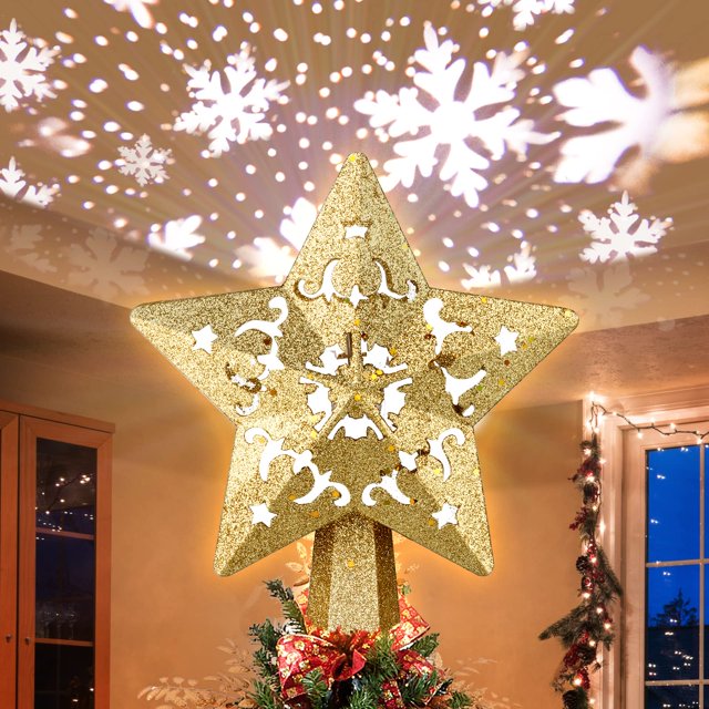Proyector ST-CARE LED Star Gold para decorar árboles de Navidad
