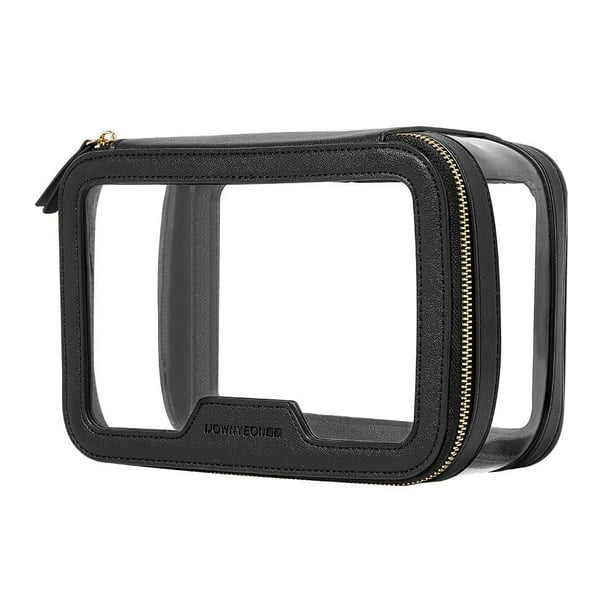 Estuche de maquillaje Rownyeon, bolsa de aseo transparente, organizador de viaje