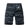 thumbnail image 2 of Yuwull Men's Classic Cargo Stretch Short, Men's Plus Size Cargo Shorts Multi-Pockets Relaxed Summer Beach Shorts Pants, 2 of 3