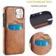 thumbnail image 2 of KAIYANG Para iPhone 13 Pro 6.1 pulgadas Funda para teléfono Estilo empresarial Ranura para tarjetas Carcasa para teléfono - Estilo café claro A iPhone 13 Pro 6.1 pulgadas Vino tinto, 2 of 5