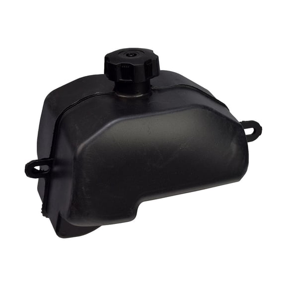 AlveyTech Black Plastic Fuel Tank for 50cc/70cc/90cc/110cc/125cc ATVs, Replacement Gas Storage Parts