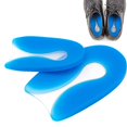thumbnail image 3 of 1 Paire de Gel de Silicium en Forme d'Éperon en Forme de Talon-Fasciite Plantaire Coussin de Correction de Rémission en Forme de Talon, 3 of 5