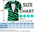 thumbnail image 4 of QTAGTESS Tuxedo T-Shirt Zebra Print Shirt Fake Suit with Bowtie Tee, 4 of 7