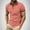 A0277-Orange, variant on QUINDOS Short Sleeve Shirts for Men Polo Collared Casual Shirts Work Vacation Relaxed Fit Solid T-shirts