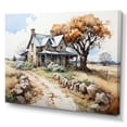thumbnail image 2 of Designart "Patterns of a Farmhouse An Artistic Perspective II" Farm Wall Art Print, 2 of 5